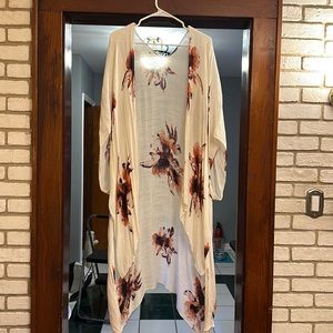Sheer and light cardigan/cover
